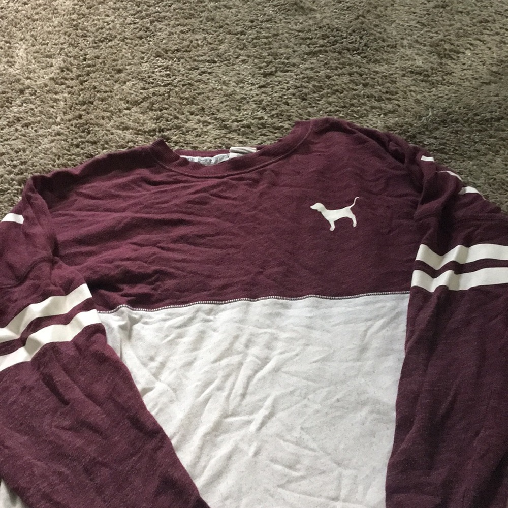 pink sweatshirt